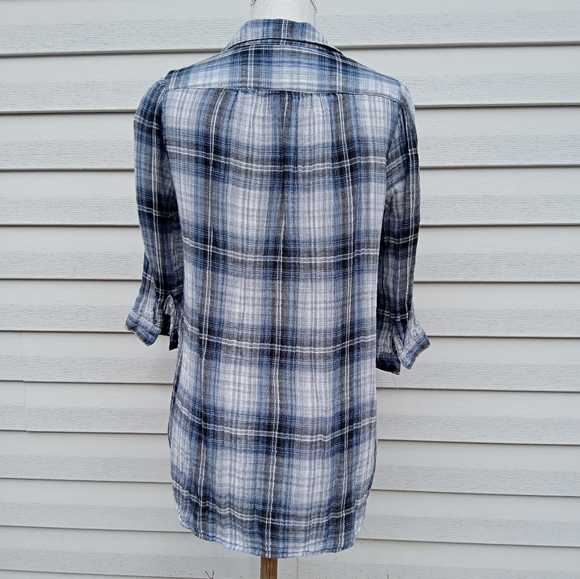 Small 90's Plaid Tunic w Pockets! Great Condition! - Picture 3 of 6